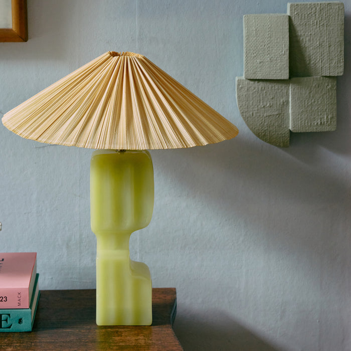 HKliving Plisse Lampenkap - Ivory