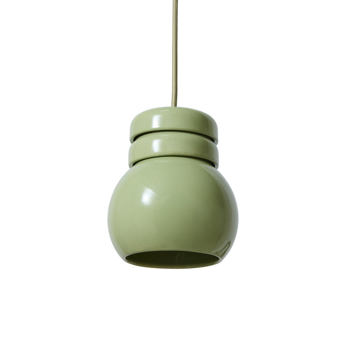 HKliving Ceramic Bulb Hanglamp - Pistachio