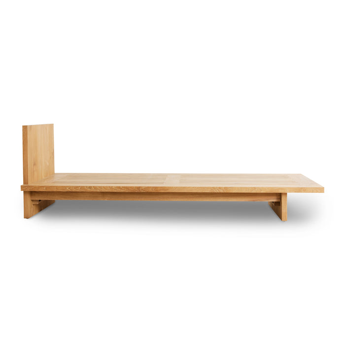 HKliving Teak Ligbed - Chalkstripe