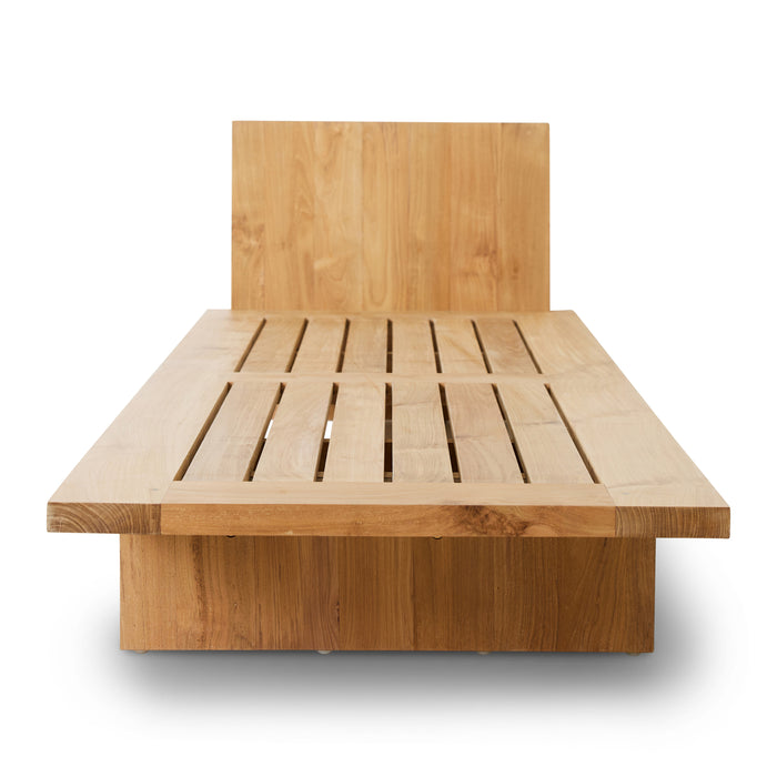 HKliving Teak Ligbed - Chalkstripe