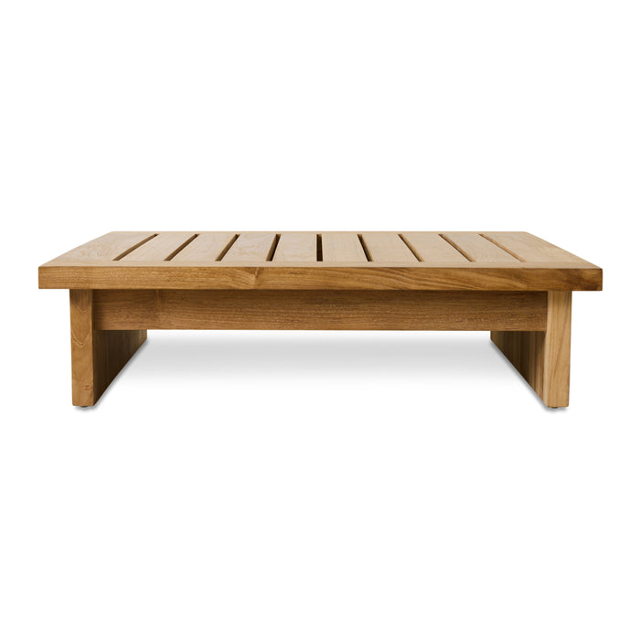 HKliving Teak Hocker - Botanical