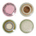 HKliving 70's Ceramics Schotels - Set van 4 - Doodle