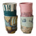 HKliving Artist Ceramics Mokken 0,25 L  - Set van 4