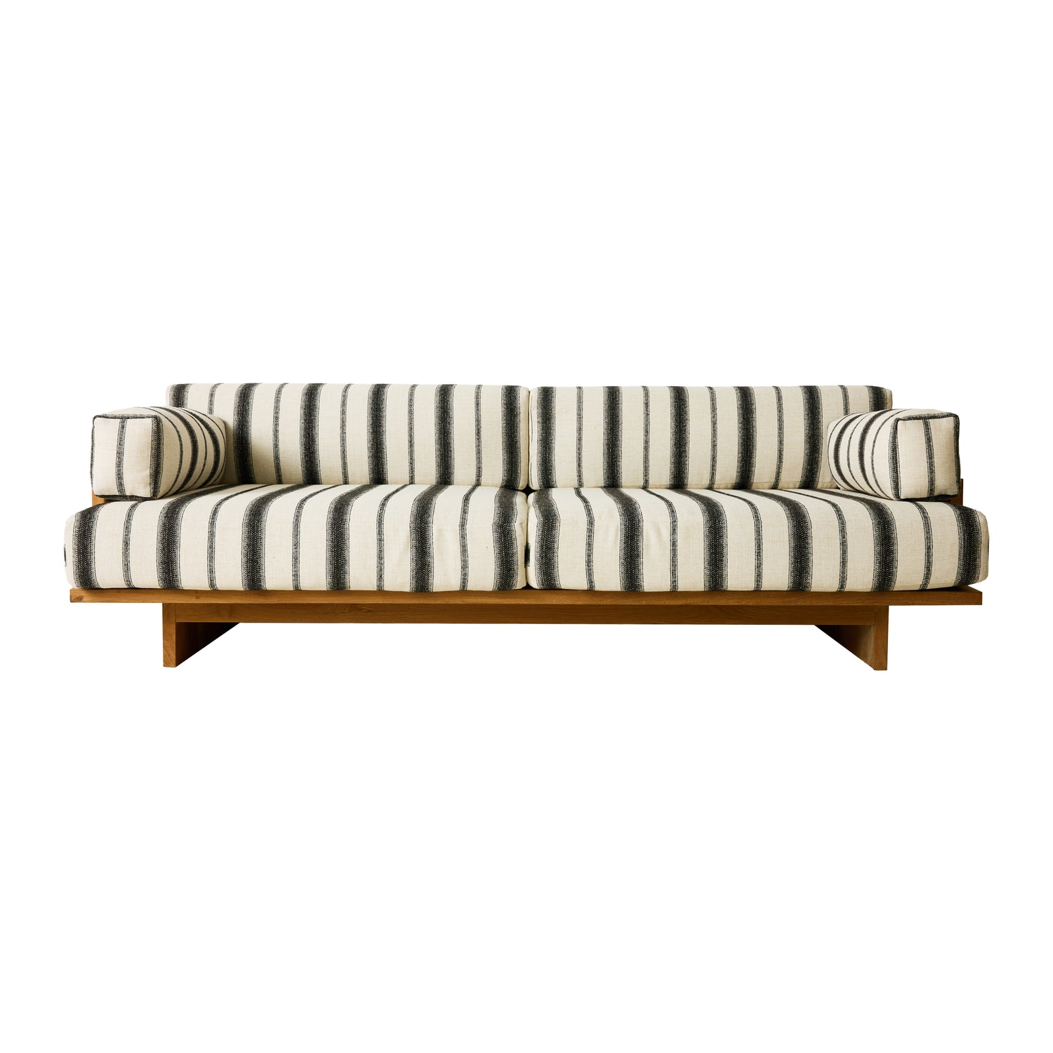 HKliving Teak Tuinbank - Chalkstripe