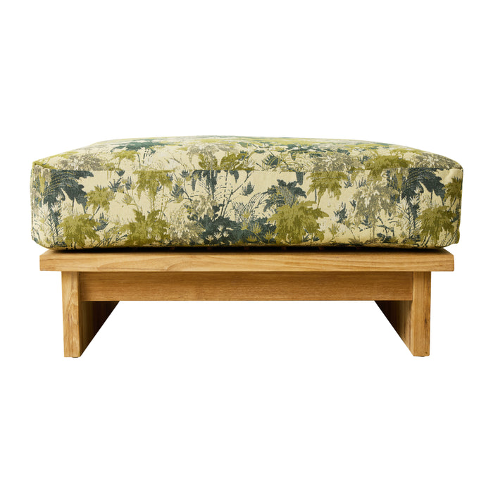 HKliving Teak Hocker - Botanical