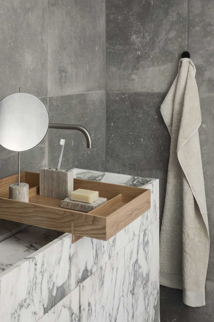 Riva Badtextiel Moonbeam | 70 x 140 cm | Beige | Katoen