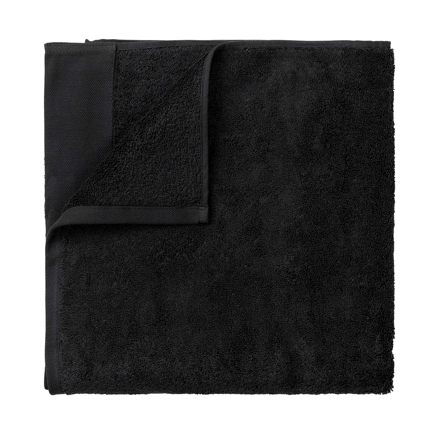 Riva Badtextiel Off Black | 70 x 140 cm | Zwart | Katoen