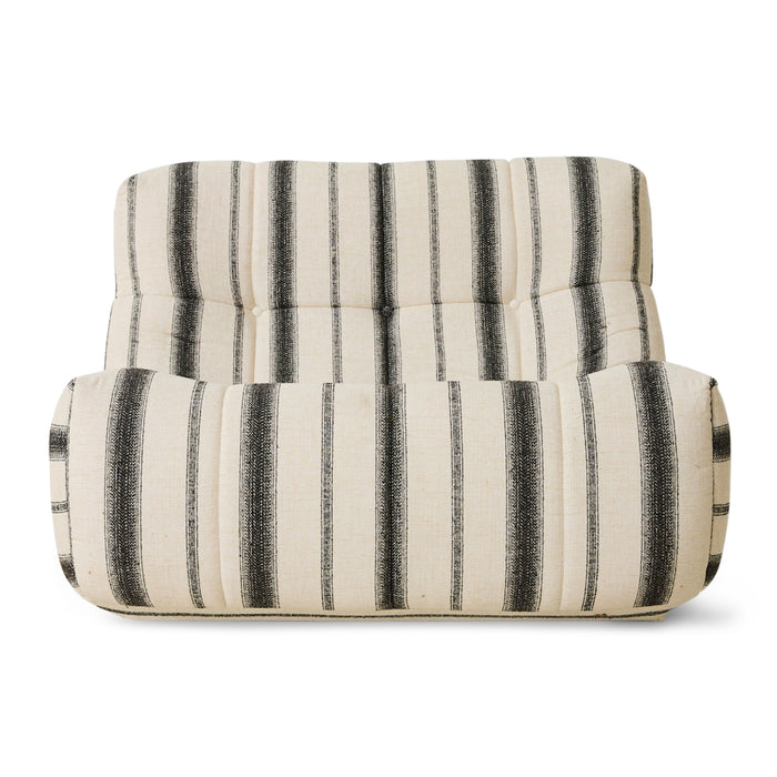 HKliving Lazy Lounge Outdoor Fauteuil - Chalkstripe