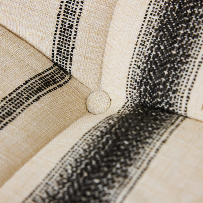 HKliving Lazy Lounge Outdoor Fauteuil - Chalkstripe