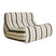 HKliving Lazy Lounge Outdoor Fauteuil - Chalkstripe