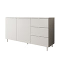 Meubella - Dressoir Malvare - Wit - 150 cm - Met lades