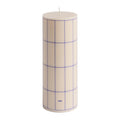 HAY Column Kaars Ø 7 cm - Off-White / Blauw