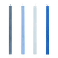 HAY Square Kaarsen - Set van 4 - Blauw
