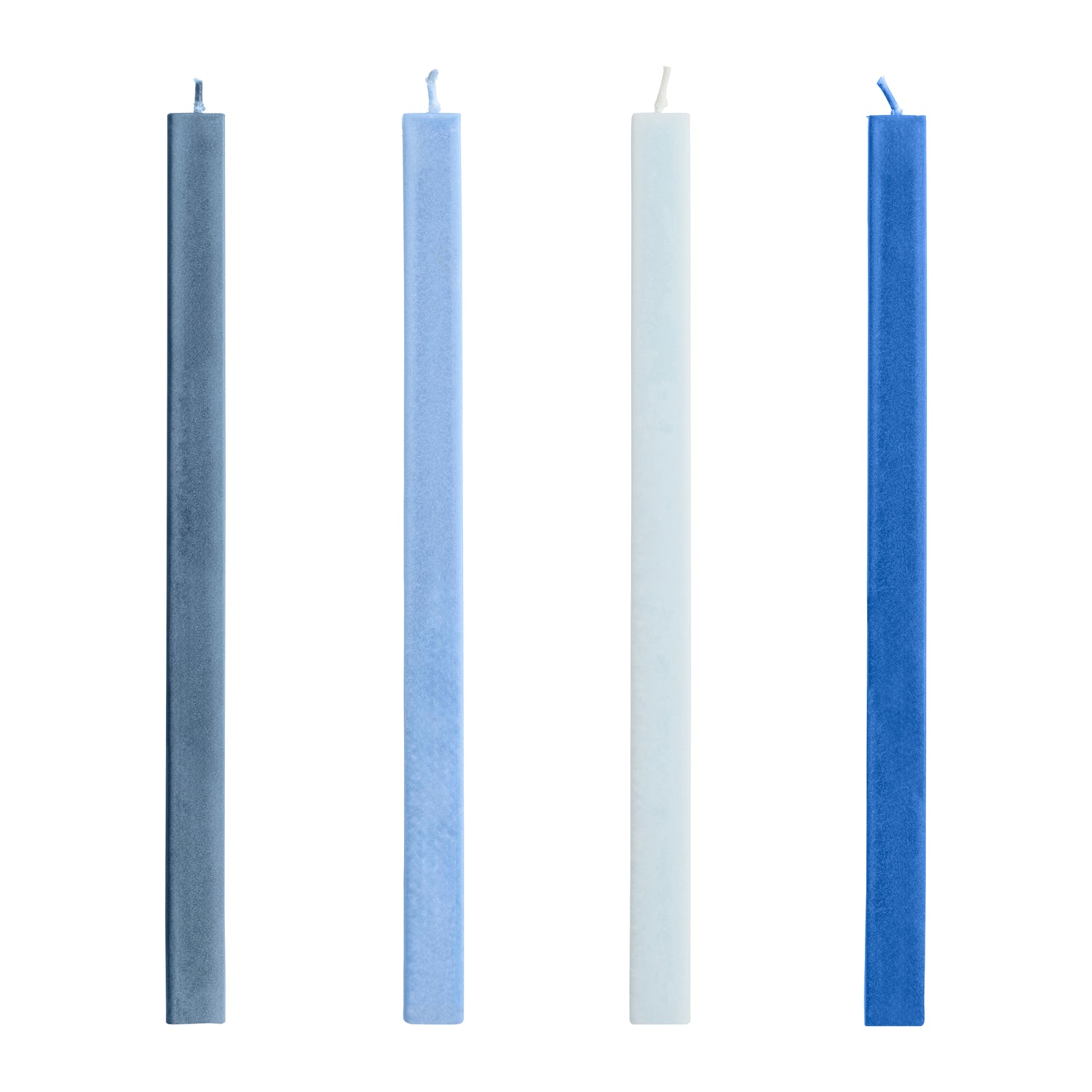 HAY Square Kaarsen - Set van 4 - Blauw