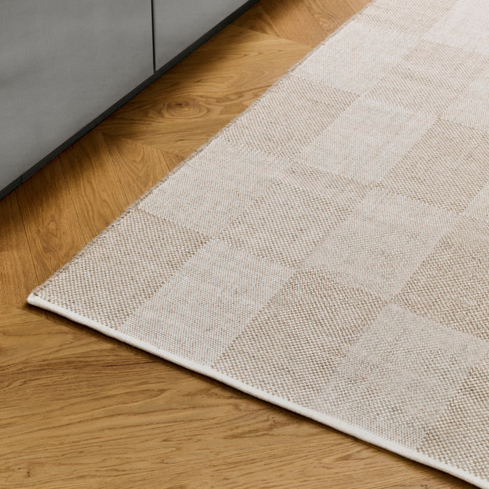 HAY Check Vloerkleed 80 x 200 cm - Sand