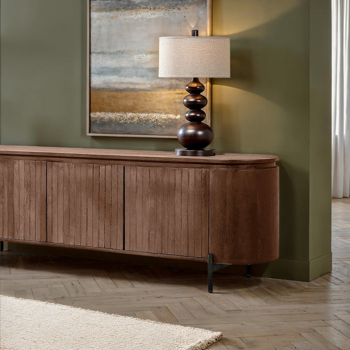 by fonQ Grand Tv-Meubel Tabacco Mangohout - B 175 cm