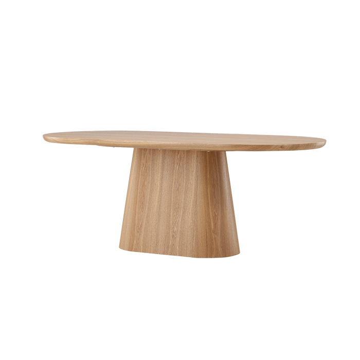 Nest living Cody Houten Ovale Eettafel Naturel - 200 x 76 cm