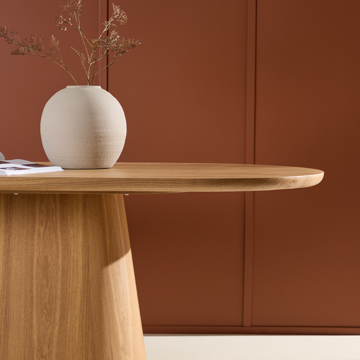 Nest living Cody Houten Ovale Eettafel Naturel - 200 x 76 cm