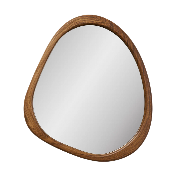 Artichok Adeline Organische Wandspiegel Bruin - 47 x 44 cm