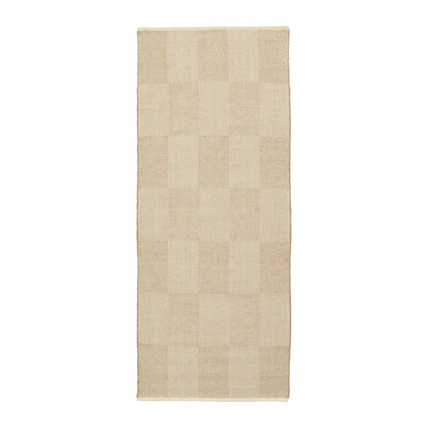 HAY Check Vloerkleed 80 x 200 cm - Sand