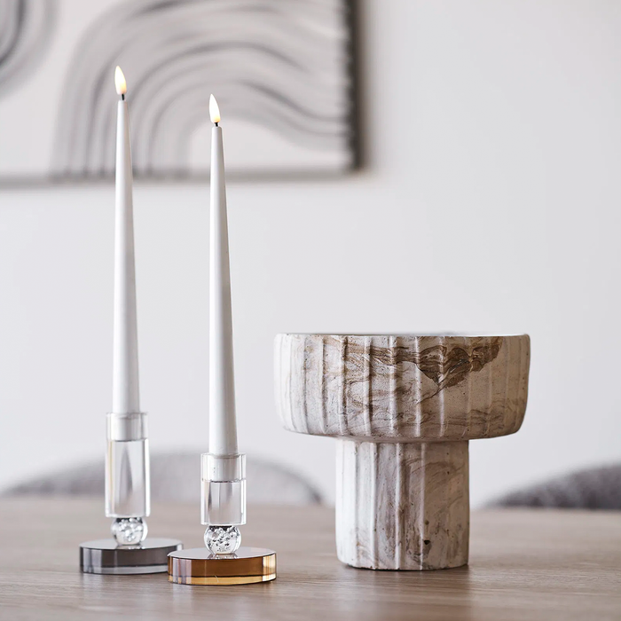 Artichok Hiba Vaas Bruin|Beige - Ø 21 x 19 cm