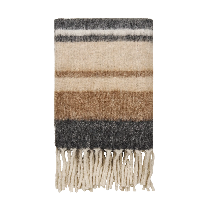 Artichok Bobbie Plaid Zwart|Bruin - 170 x 130 cm