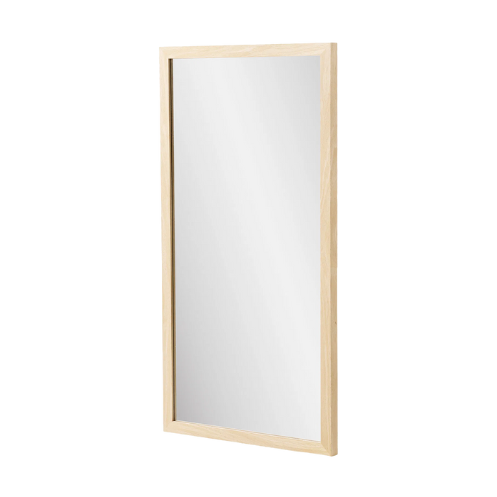 Artichok Joke Wandspiegel Met Houten Frame Naturel - 75 x 45 cm