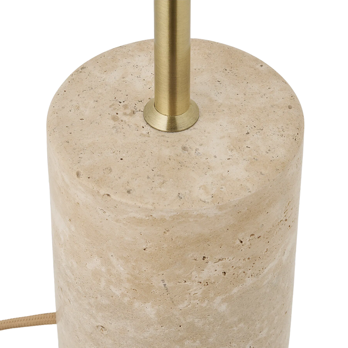 Artichok Lily Marmer Tafellamp Zand - Ø 25 x 45 cm