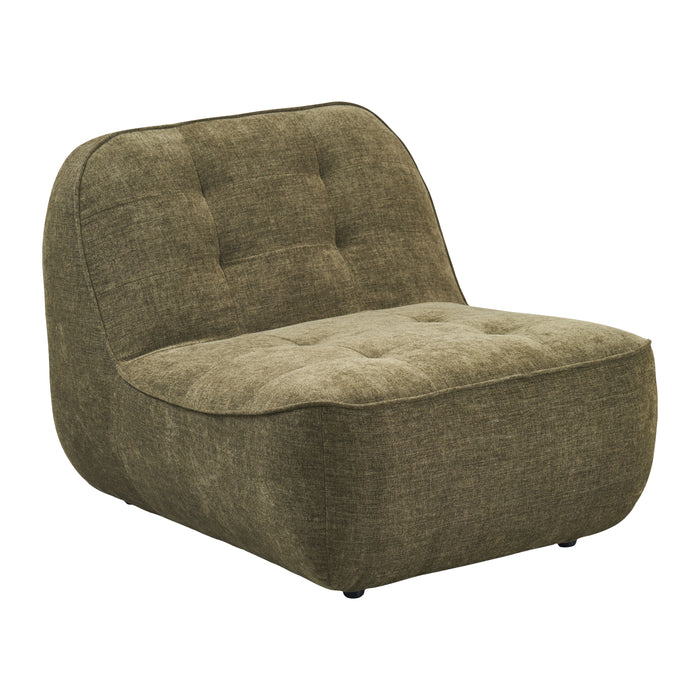 by fonQ Poco Fauteuil - Chenille - Groen
