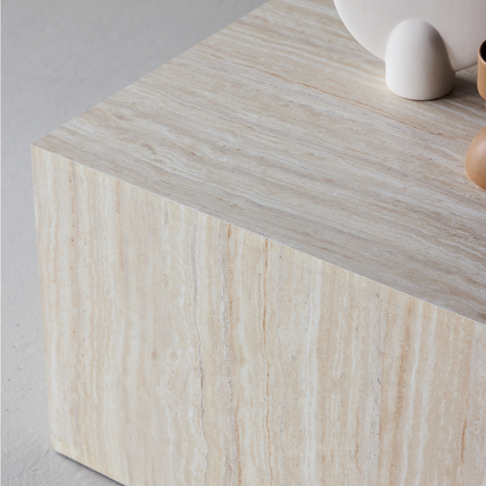 Nest living Zayn Houten Salontafel Zand - 80 x 60 cm