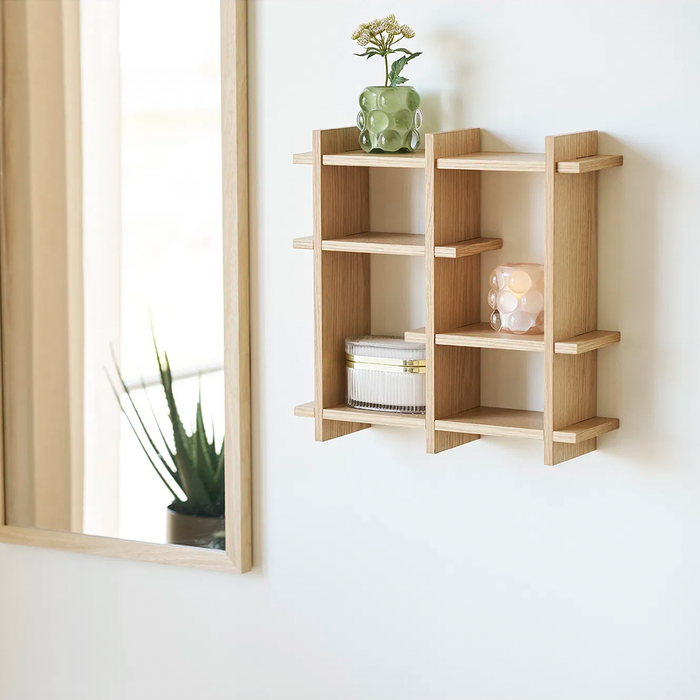 Artichok Sien Houten Wandkast Naturel - 40 x 40 cm