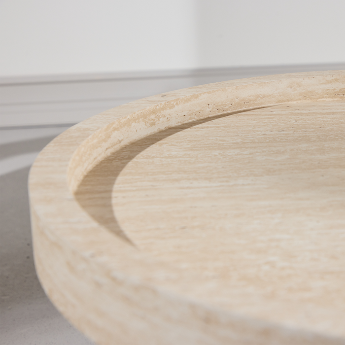 Nest living Micah Houten Salontafel Beige - 120 x 60 cm