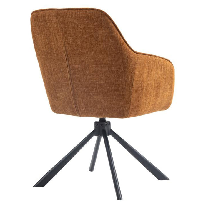 Giga Living - Eetkamerstoel Roest Stof - Select Avola - Set van 2