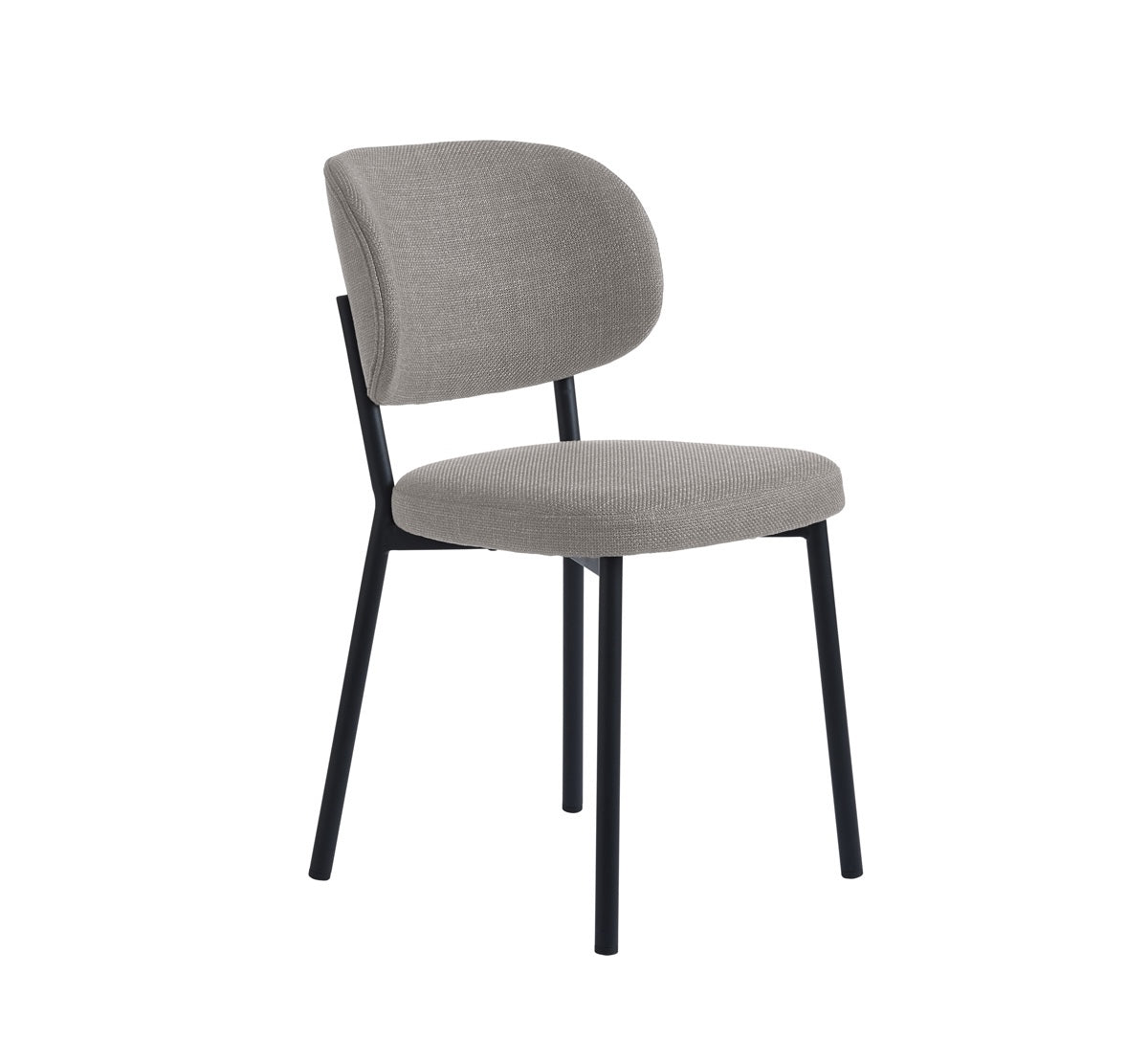 Giga Living - Eetkamerstoel Zandkleur Stof - Fowler - Set van 2