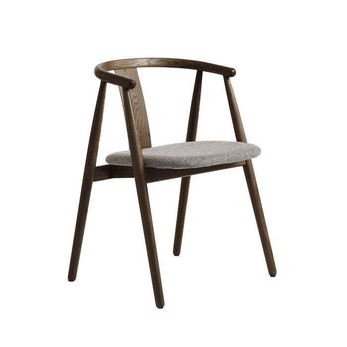 Giga Living - Eetkamerstoel Donkerbruin|Bruin Eikenhout - Relate - Set van 2