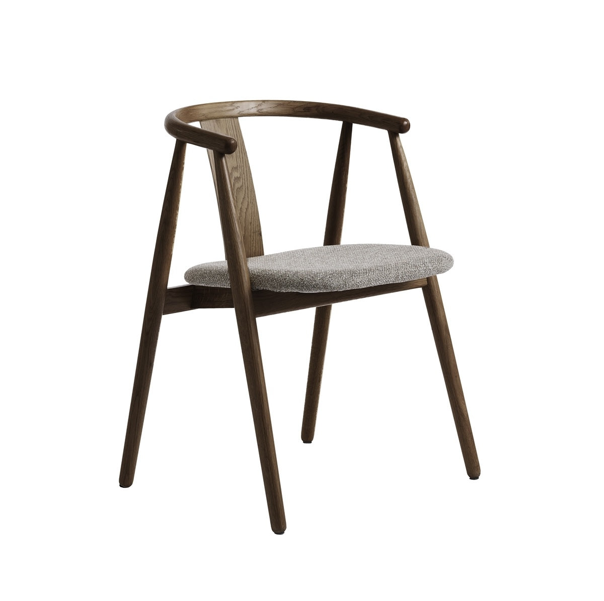 Giga Living - Eetkamerstoel Donkerbruin|Bruin Eikenhout - Relate - Set van 2