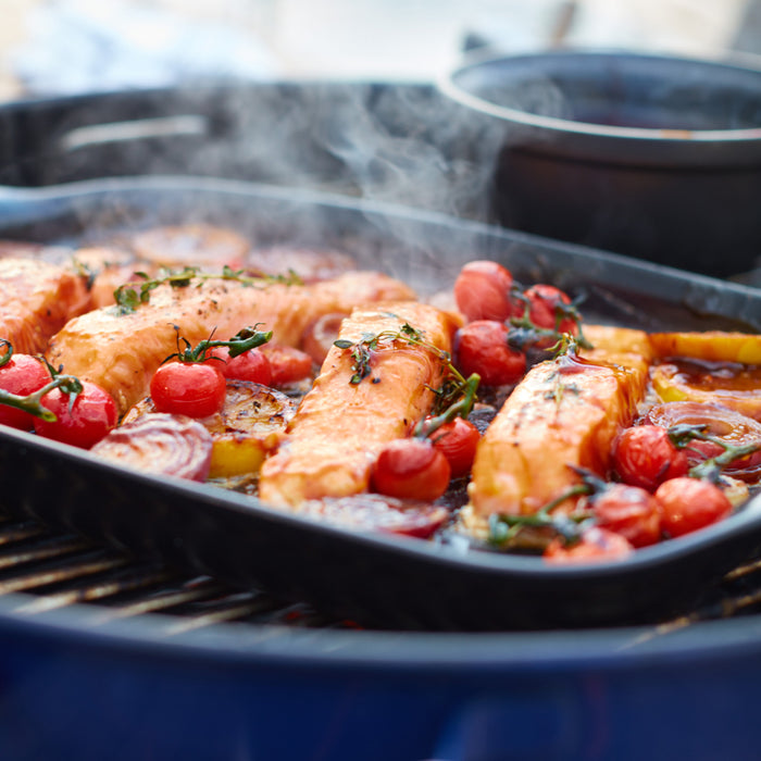 Emile Henry BBQ Bakplaat E-Box - 425x275x40mm - Truffe