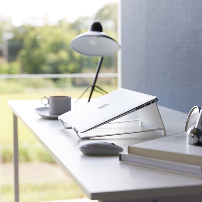 Yamazaki Tablet & Laptop Standaard - Tower - Wit