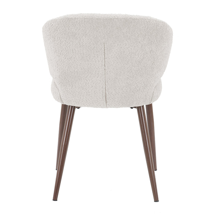 by fonQ Bask Eetkamerstoel - Wit