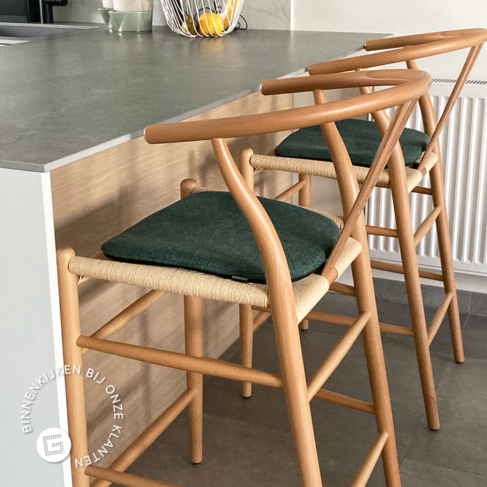 Nolon Fem Stoelkussen Zacht Groen