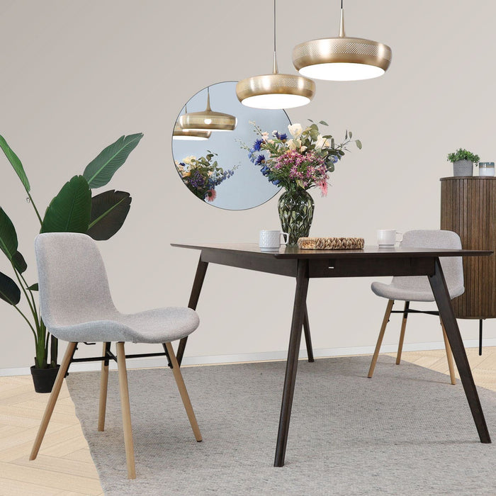 Nolon Nena-Fé Eetkamerstoelen Set van 2 - Lichtgrijs - Hout