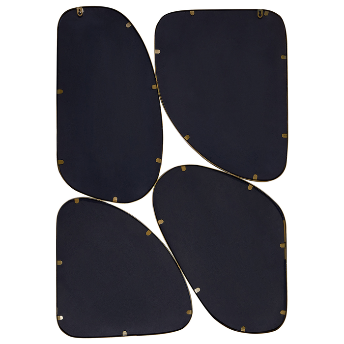 Beliani - DIANCEY - Wandspiegel - Goud - 70 x 100 cm - Metaal