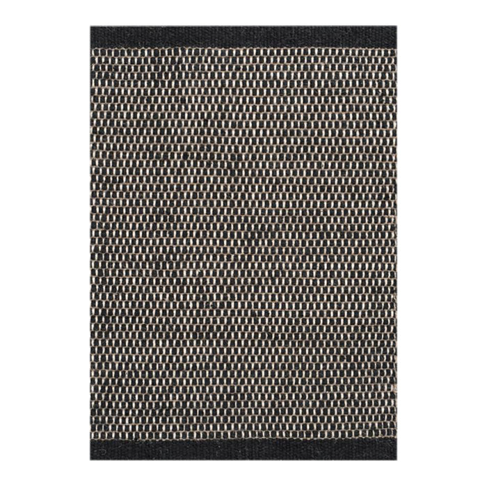 Linie Design Asko Vloerkleed - Zwart