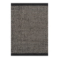Linie Design Asko Vloerkleed - Zwart