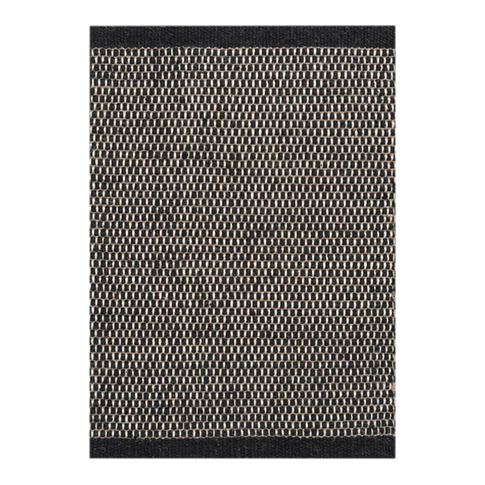 Linie Design Asko Vloerkleed - Zwart