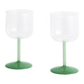 HAY Tint Wijnglazen 2 st. - Lichtgroen