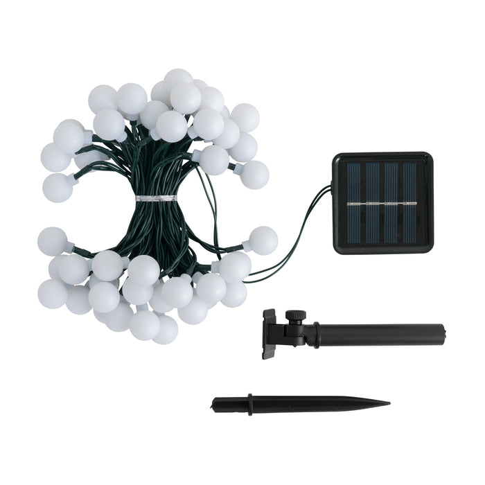 QAZQA Buiten lichtsnoer 7m incl. LED 50-lichts RGBW solar- Festival