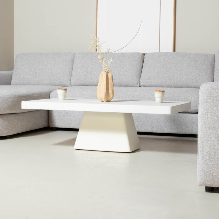 Giga Meubel - Salontafel Avia Rechthoek Wit 130cm