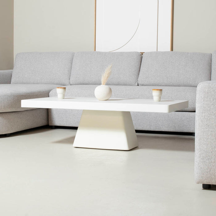 Giga Meubel - Salontafel Avia Rechthoek Wit 130cm