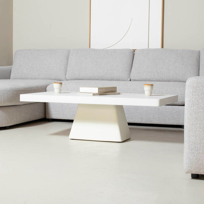 Giga Meubel - Salontafel Avia Rechthoek Wit 130cm